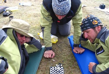 Schach - matt! Relaxen im Basecamp