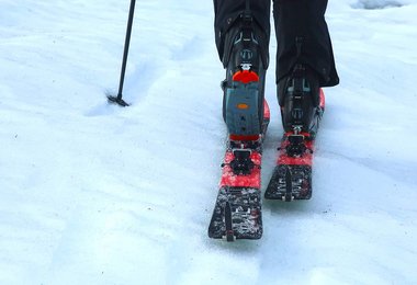 Beim Aufstieg mit dem Tecnica Zero G Peak