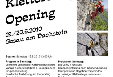 Klettersteig Opening von Laserer Alpin