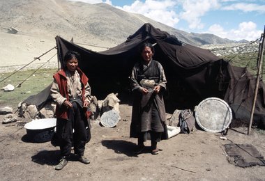 Tibetische Yakhirten
