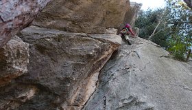 Little John - eine der beliebtesten Routen an der Parete di Sherwood an der Coste dell Anglone