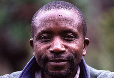 Aloisius Manimba (Vizevorsitzender der Bergführervereinigung "Ruwenzori Mountain Guides").