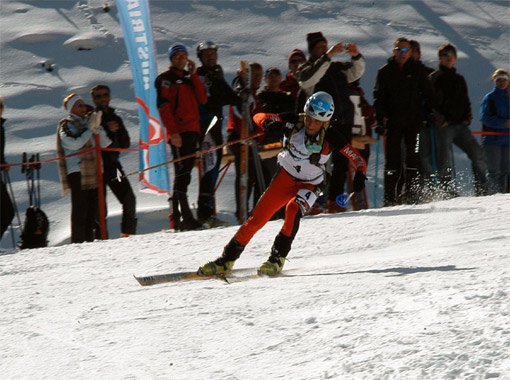 Abfahrt beim Sellrainer Skitouren Marathon