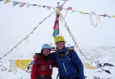 Walter Laerer und Bernice Notenboom im Everest BC