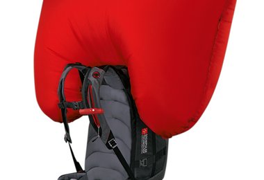 Schon jetzt produziert Mammut Rucksäcke mit Snowpulse System - Ride Airbag R.A.S.