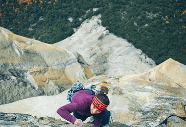 Babsi Zangerl in Freerider (7c+) am El Capitan