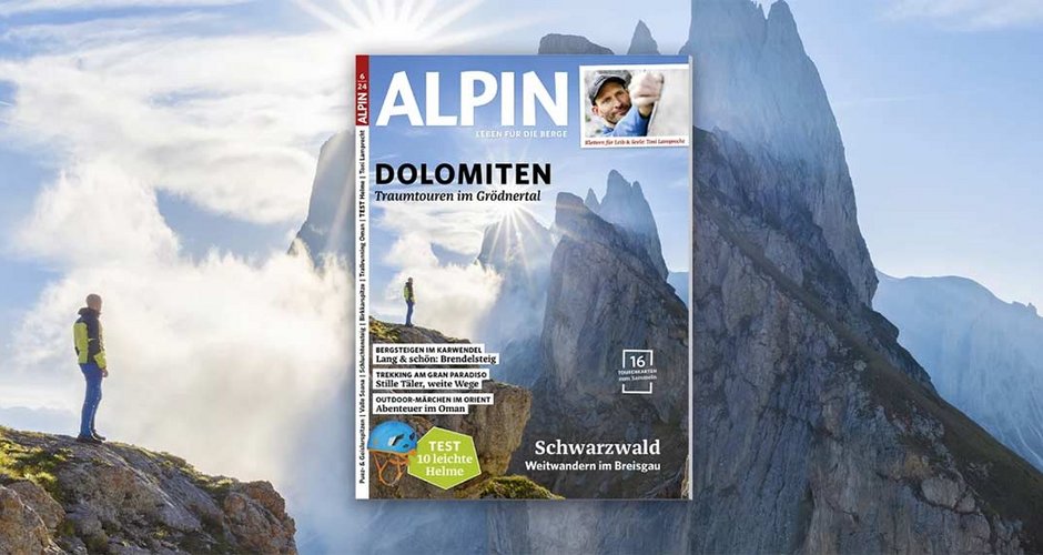 ALPIN 06/24: Traumtouren in den Dolomiten