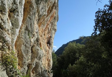 T-Shirtwetter im Dezember am  Sektor Camelot 1 - Finale Ligure