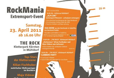 "RockMania“ Extremsport Event von THE ROCK – Kletterpark Kärnten
