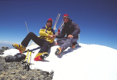Auf dem Gipfel des Mustagh Ata (7546m)