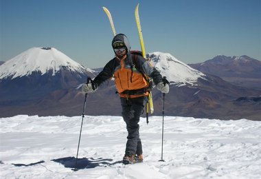 Herwig erreicht bei eisigen Wind den höchsten Punkt Boliviens
