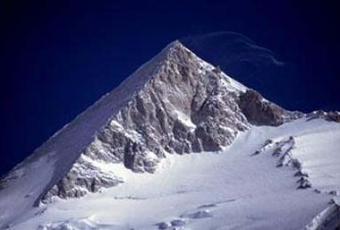 Die Gipfelpyramide des Gasherbrum II