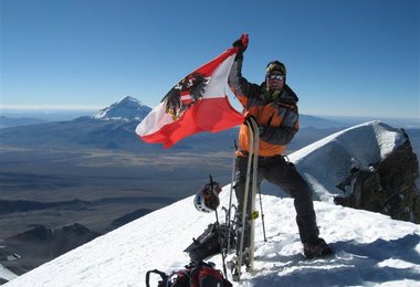 Am Gipfel des Parinacota 6.330m
