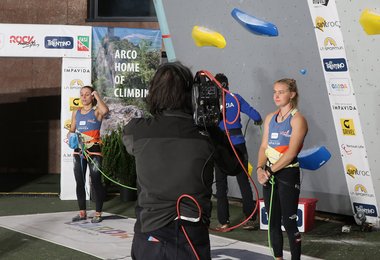 Rechts die Villacherin Mattea Pötzi, sie lieferte im Duell eine starke Leistung ab.