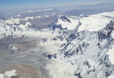 Der Ausblick vom höchsten Punkt (7546 m)
