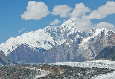 Chogo Lungma-Gletscher mit Spantik, Foto: Edi Koblmüller