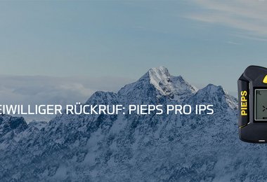 Rückruf für das PIEPS PRO IPS 