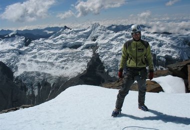 Miro auf den Gipfel des Ascarani 5.580m