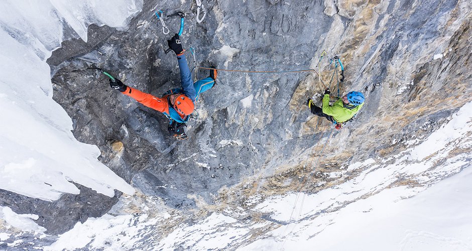 Beim Mixedklettern mit dem K.ice.R; Foto: Peter Manhartsberger