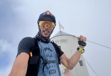 Zuletzt besteigt Michael Strasser den 2864 m hohen Triglav über den Pragweg (c) Michael Strasser