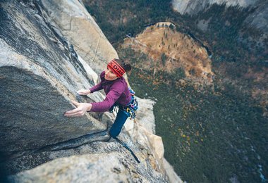 Babsi Zangerl in Freerider (7c+) am El Capitan