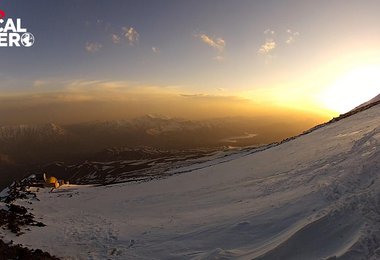 Mount Damavand, der  höchste Berg des Iran