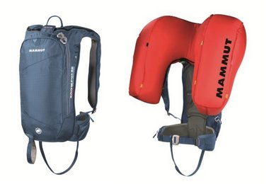 Das neue Protection Airbag System, integriert in Mammuts kompaktesten Freeriderucksack.
