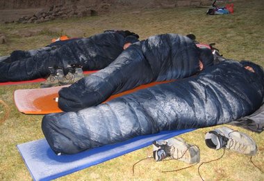 Eisige Temperaturen - mit Carinthia Schlafsäcke kein Problem!