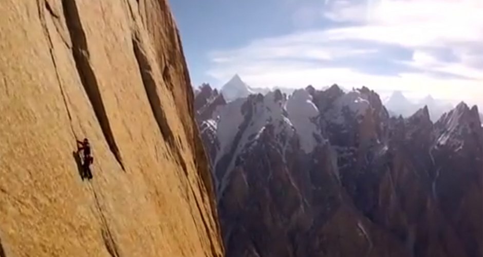 Bild der Bergsteiger Drohne in Pakistan