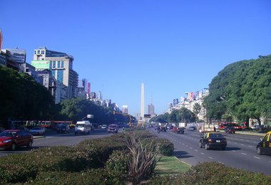 Buenos Aires mit seinem Obelisken