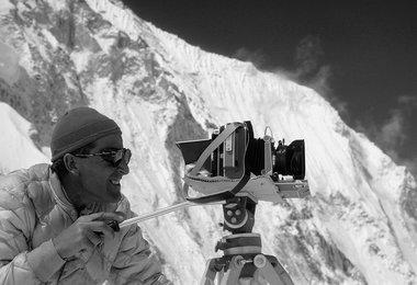 Norman G. Dyhrenfurth: Expeditionsleiter, Kameramann und Bergsteiger; Foto: Dyhrenfurth