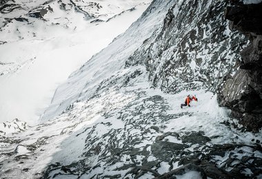  Dani Arnold bei der Speedbegehung Matterhorn Foto: @Thomas Senf