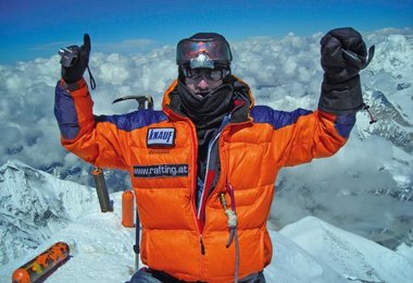 Bereits zur Tagestour deklariert: Mt. Everest 8848 m