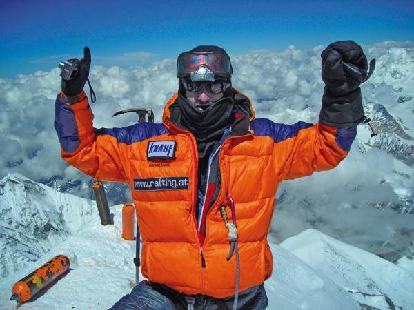 Bereits zur Tagestour deklariert: Mt. Everest 8848 m